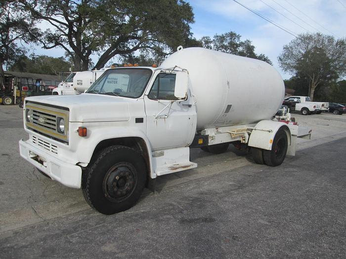 Used 1988 Chevy C70 Propane Delivery Tanker Truck