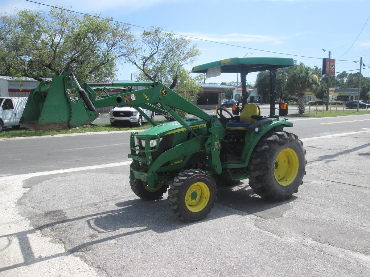 Used 2014 John Deere 4066R Front End Loader Tractor