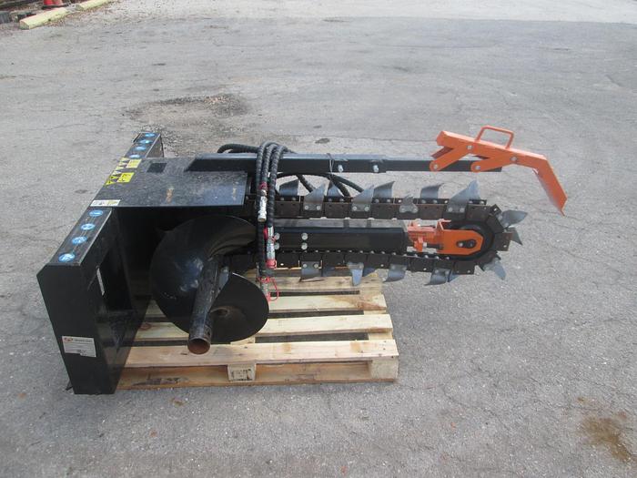 New 48" Skid Steer Trencher Attachment