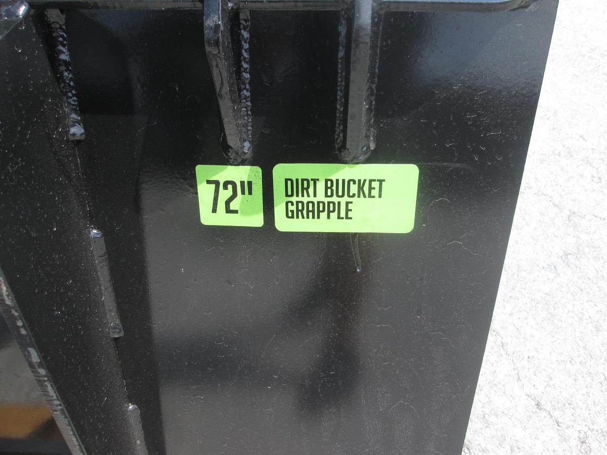 New 72" Prime Grapple Bucket