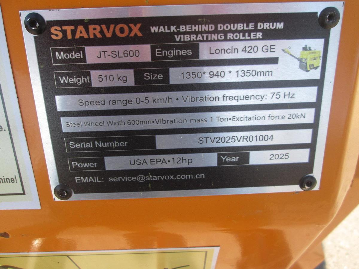 Used New Star Walk Behind Double Drum Roller