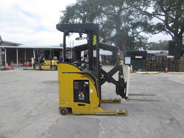 Used 2010 Yale Stand Up Reach Forklift