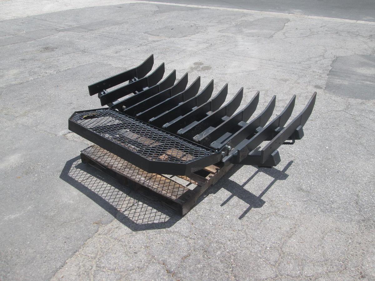Used 6' Skid Steer Root Rake