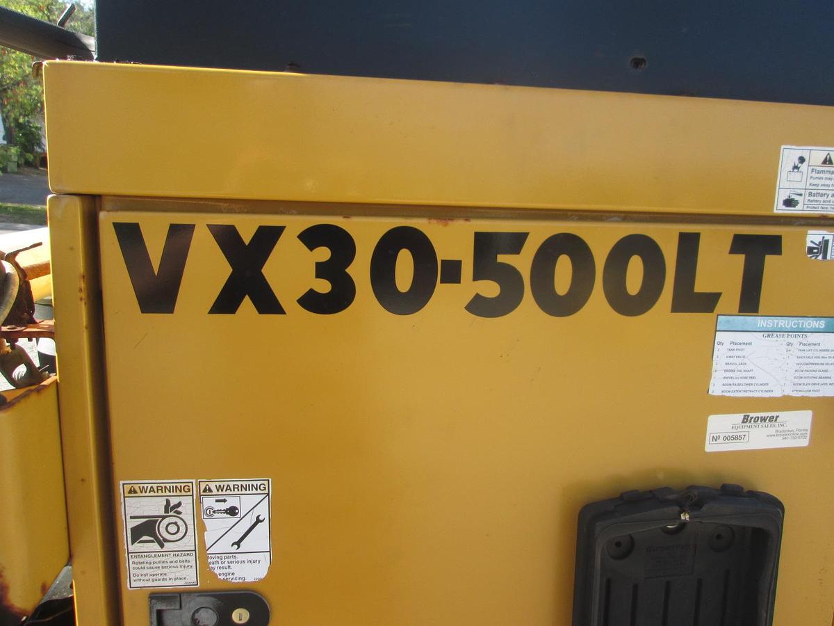 Used 2015 Vermeer VX30-500LT Sewer Vac Trailer