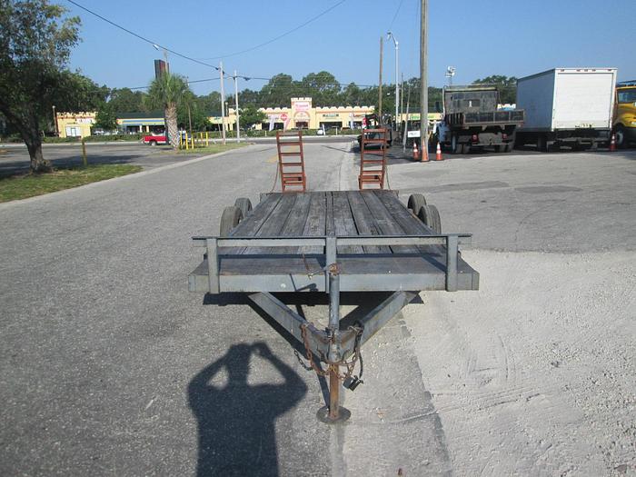 Used 2001 7x18 Anderson Equipment Trailer