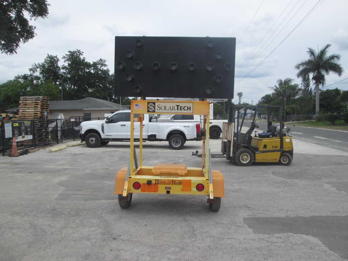 Used Solar Tech Arrow Board Trailer