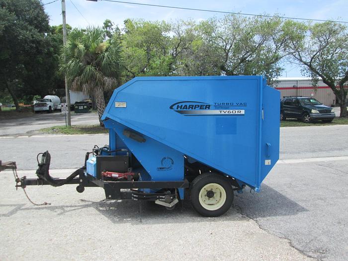 Used 2010 Harper TV60R Pull Behind Turf Vac