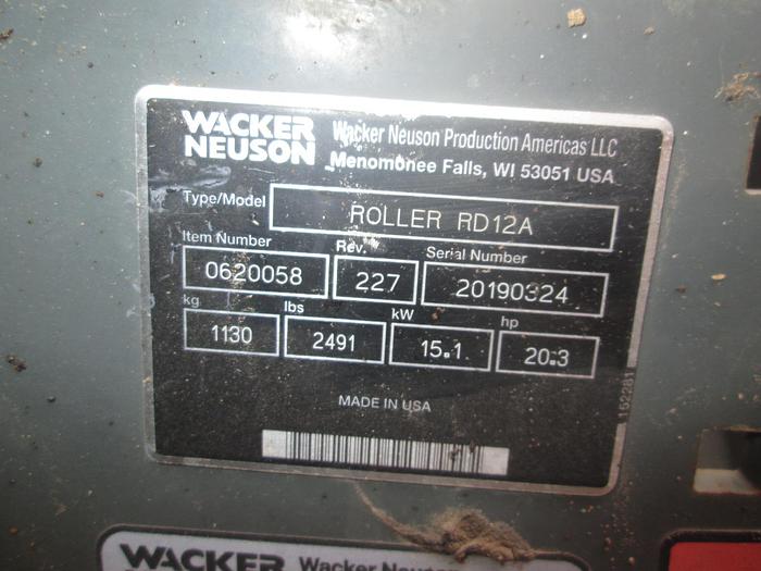 Used 2019 Wacker Neuson RD12A