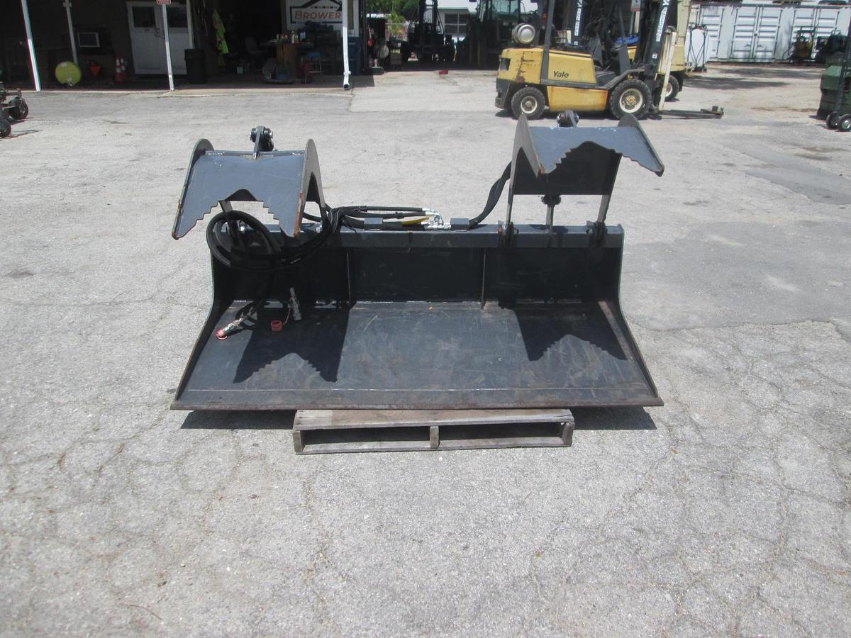 Used 6' Skid Steer Grapple Bucket