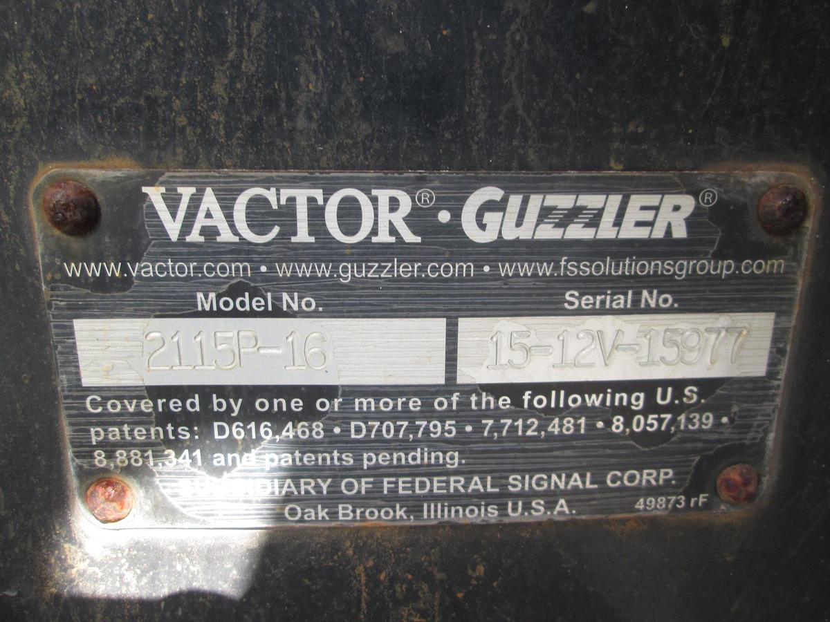 Used 2016 International Workstar Vactor Excavator Truck