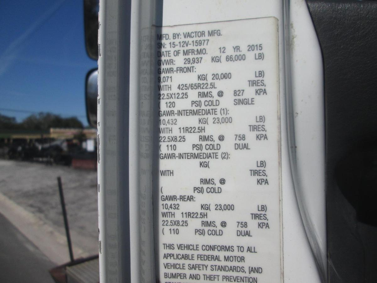 Used 2016 International Workstar Vactor Excavator Truck