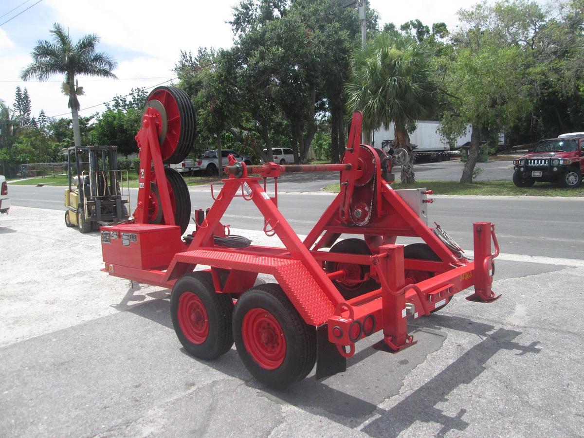 Used TSE T30/36 Bull Wheel Cable Reel Trailer