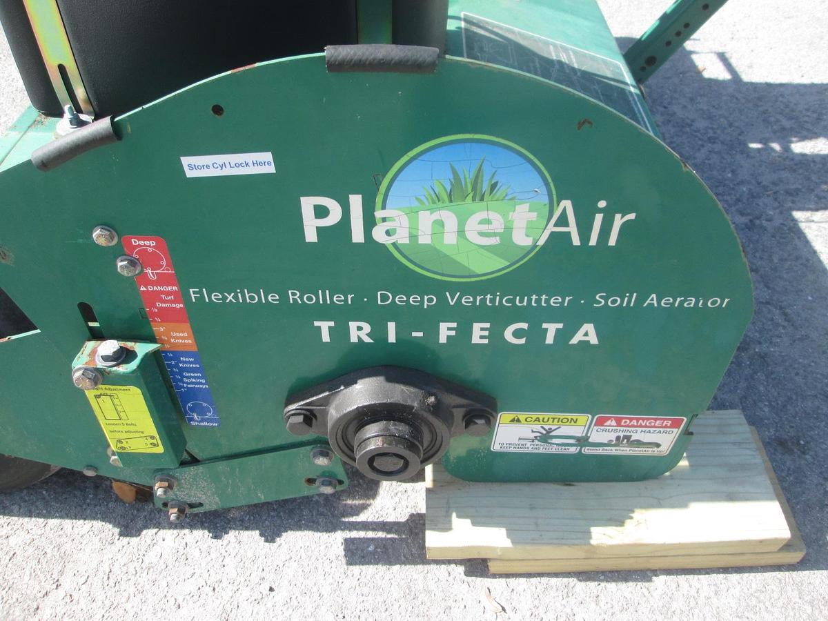 Used Planet Air Trifecta Pull Behind Aerator