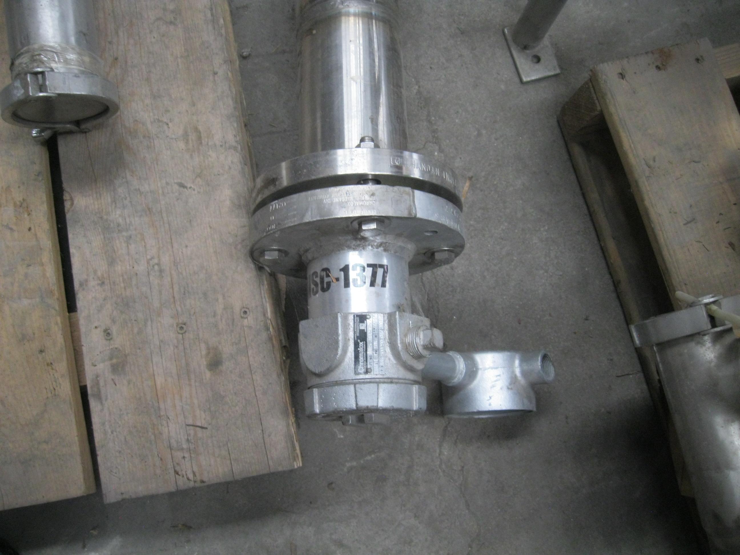 Used CHROMALOX IMMERSION HEATER