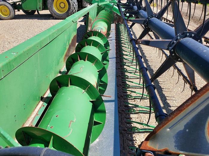 Used John Deere 9600 Combine w/ Corn + Grain Heads