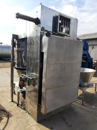 Used Dryer, Fluid Bed, 46" Diameter, Stainless Steel, Steam Heated, 120 Kilograms #S744728