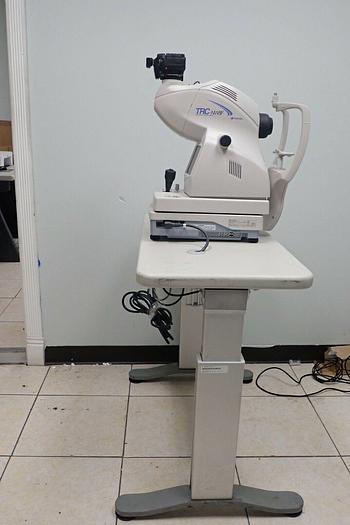 Used Topcon TRC-NW8F Myd/Non-Mydriatic Retinal Camera W/ Power Table & Nikon Camera