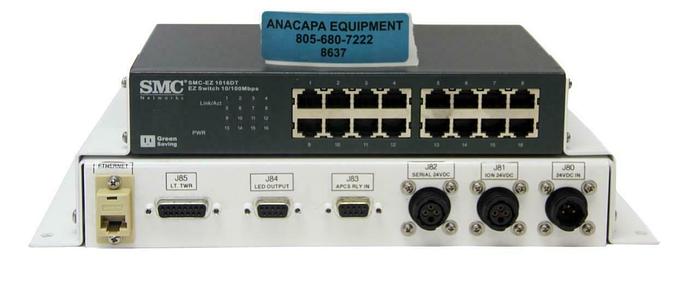 Used SMC SMC-EZ 1016DT EZ Switch 10/100Mbps, Adam-6052 Data Acquisition Module (8637)