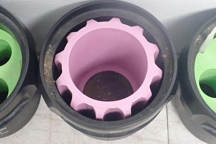 Used Lot of 4 Beckman GH 3.8 Centrifuge Swing Buckets with 4 Inserts