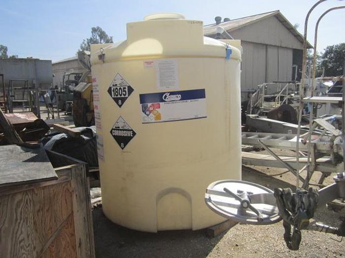 Used Tank, 900 Gallon, PET, 5' X 6', FB/DT #S738841