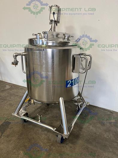 Used DCI 200 Liter Stainless Steel Jacketed Reactor Mixing Tank w/ PharMix Agitator