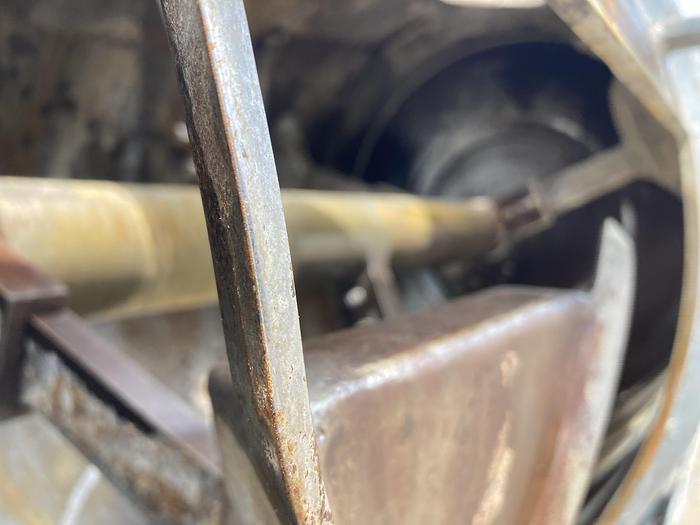 Used Used Littleford approximately 30 cubic feet carbon steel jacketed mixer