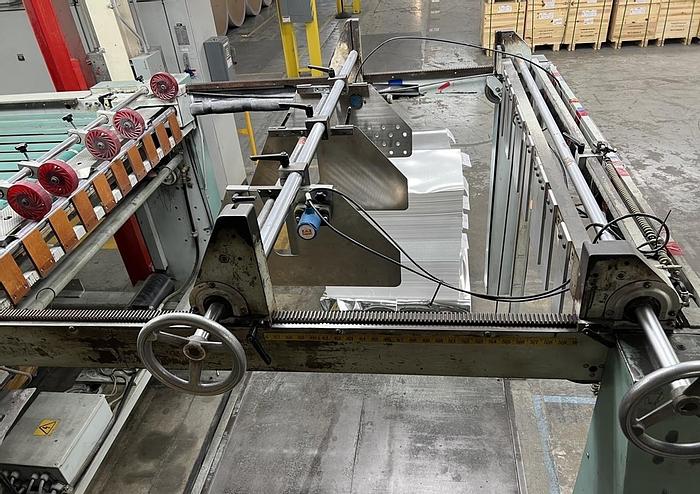 Used 57" (1450mm) PEMCO DUAL ROATARY KNIFE SHEETER MODEL SHM 1450-DR