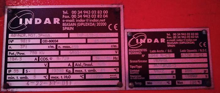 Usado 2007 INDAR TAP-630-S/A-16