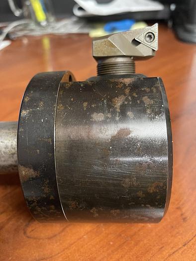 Used USED-TSD MICROBORE RGA-302 ADJUSTABLE BORING HEAD ON MICROBORE SS15-ADE-14-12-MTP / SHANK 1-1/2"