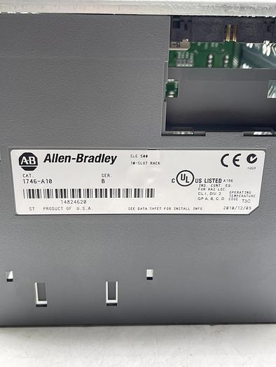 Used AB ALLEN BRADLEY 1746-P2 Ser C Rev B, 1746-A10 Ser B, 1746-IA16 Ser D, 1746-0A16 Ser D 