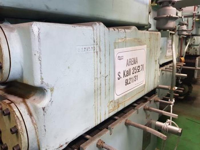 1.98 MW 2013 New MAN 9L21/31 HFO Generator Sets