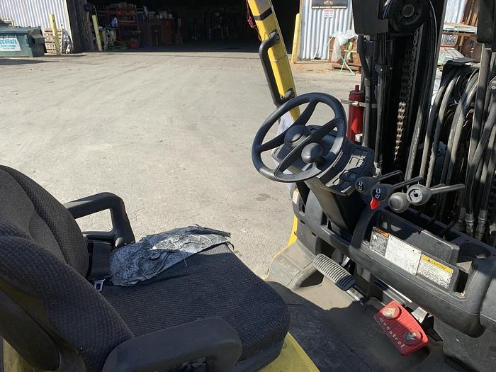 Used 8,000 POUND HYSTER MODEL S80FTBCS MFG. 2013 W/ CASCADE ROLL CLAMP