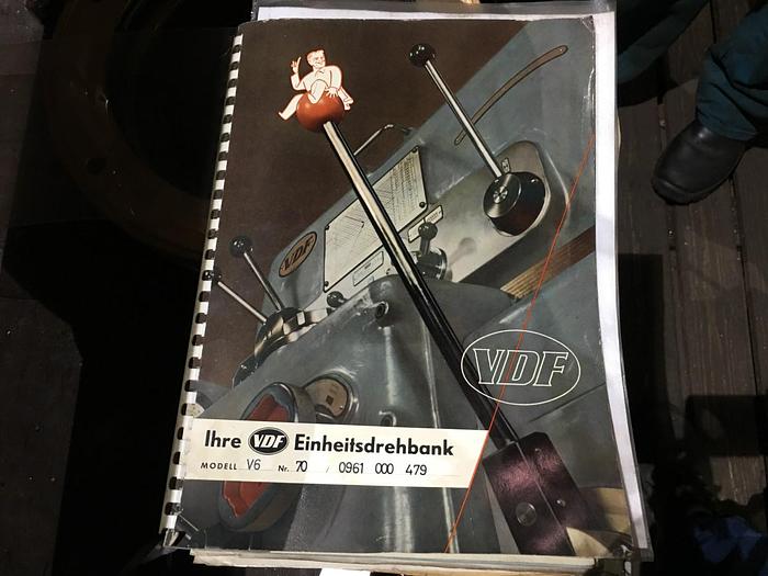 Gebruikt VDF V6 800 x 6000 draaibank