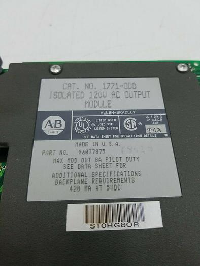Used Allen Bradley 1771-ODD Isolated Output Module