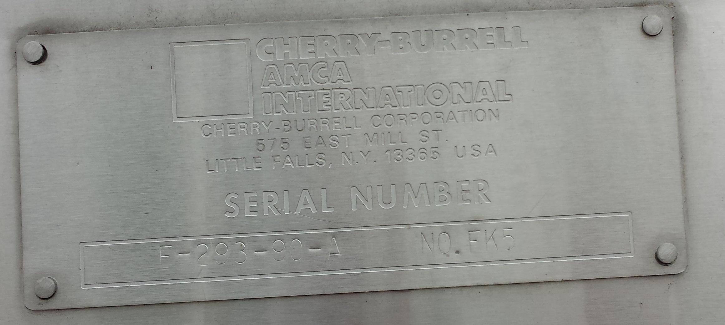 Usado 500 GALLON MIX TANK. CHERRY/BURRELL SERIAL E-293-90-A/NO.FK5