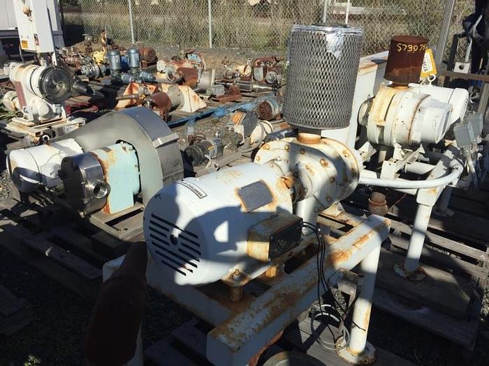 Used Blower, 5 HP, Lobe Type, Sutorbilt, #S739771