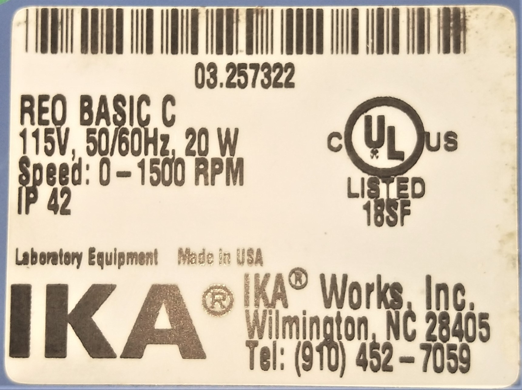 Used IKA REO Basic C Magnetic Stirrer - 5.25" Diam