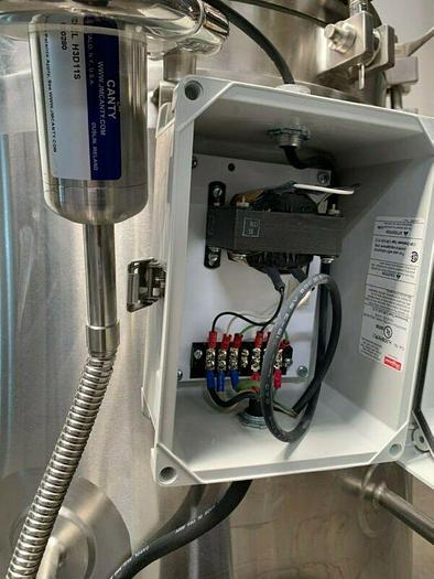 Used LEE 200 Liter Stainless Steel Jacketed Reactor 50 PSI no mixer