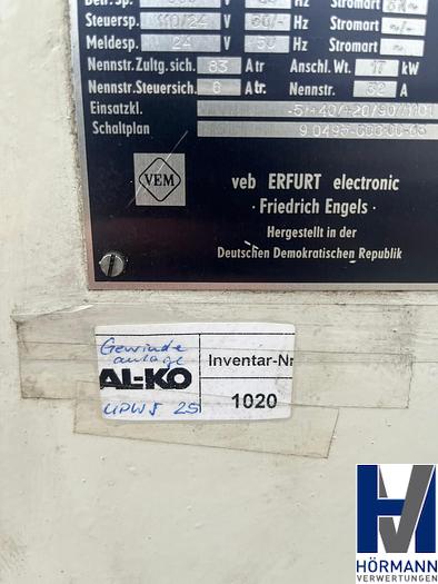 Gebraucht UPWS Gewindewalzmaschine