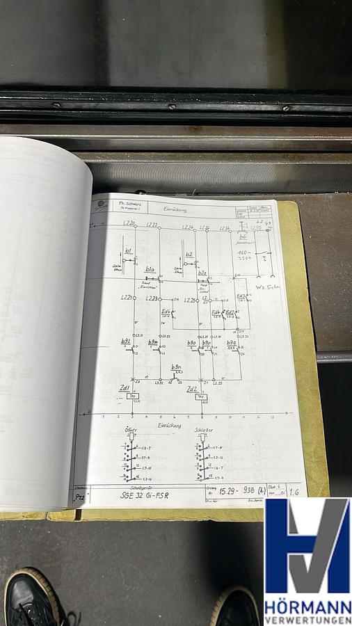 Gebraucht Exzenterpresse Hensel EBU SK50 / 500 kN mit Schutzschirm