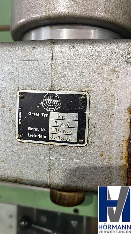 Gebraucht Exzenterpresse Hensel EBU SK50 / 500 kN mit Schutzschirm