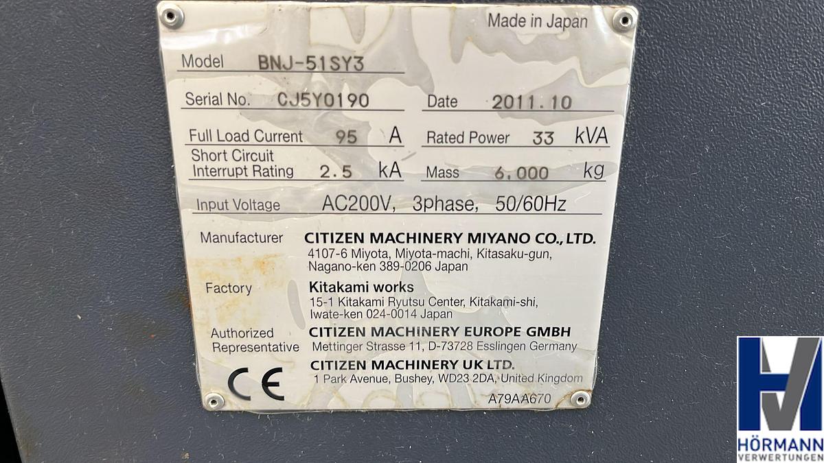 Gebraucht Miyano BNJ-51Y3