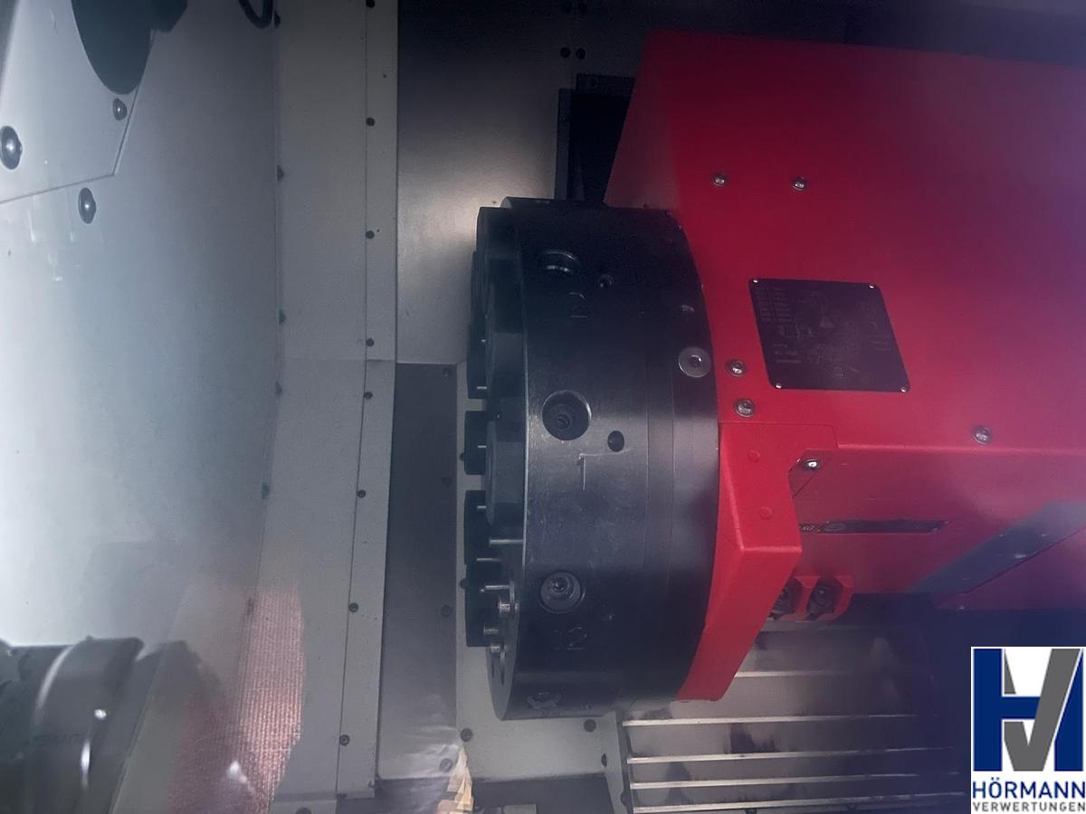 Gebraucht EMCO Turn S65 2-Achs CNC-Drehmaschine mit EMCO SL1200 Kurzstangenlader