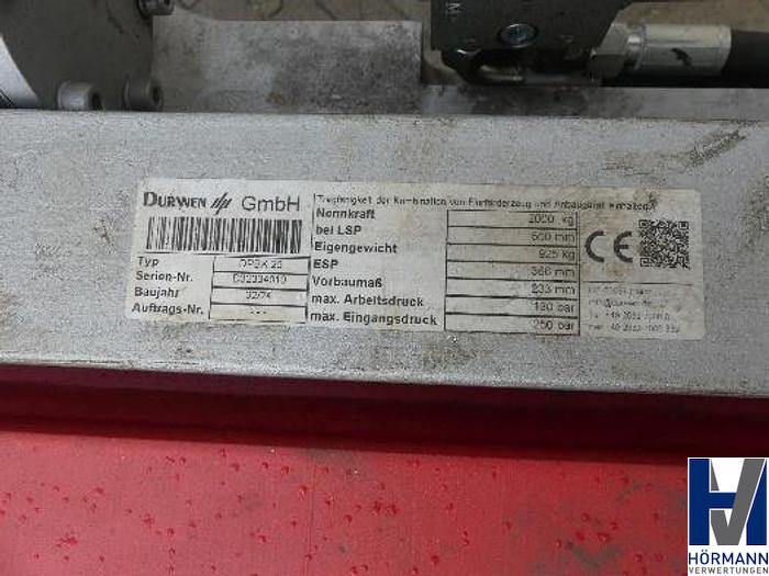 Gebraucht Durwen Ballenklammer DPBK25