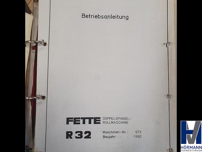 Gebraucht Fette Gewinderollmaschine R32