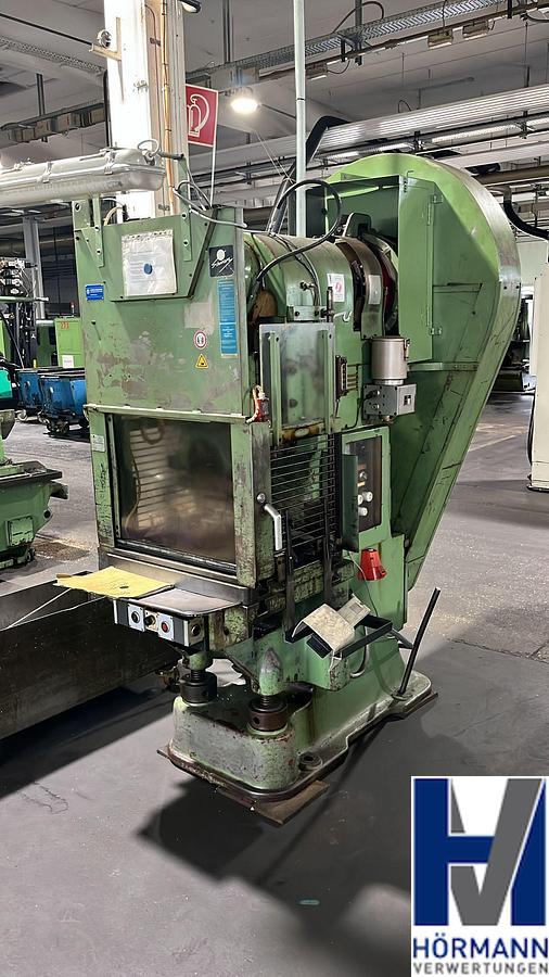 Gebraucht Exzenterpresse Hensel EBU SK50 / 500 kN mit Schutzschirm