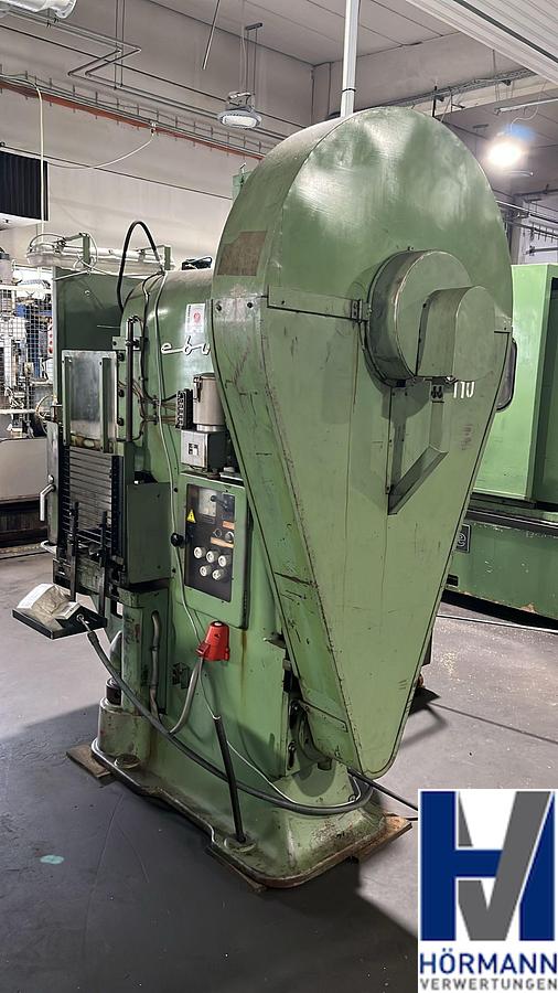 Gebraucht Exzenterpresse Hensel EBU SK50 / 500 kN mit Schutzschirm