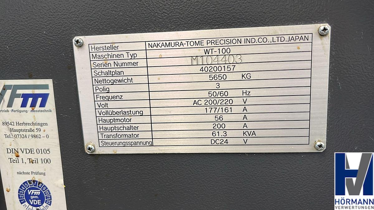 Gebraucht Nakamura Tome Presicion WT-100
