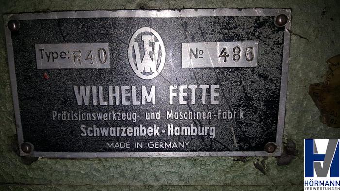 Gebraucht Fette Gewinderollmaschine R40