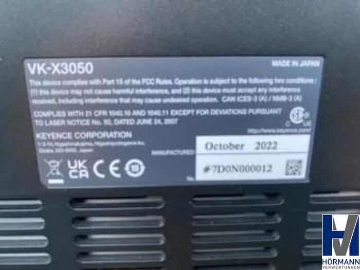 Gebraucht 2022 Keyence VK-X3050